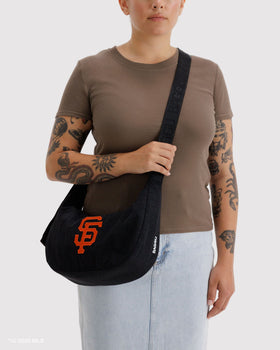 Medium Nylon Crescent Bag