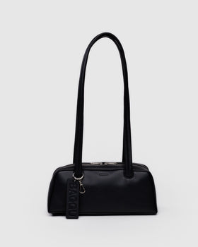 Small Recycled Leather Bowler Bag