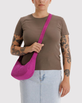 Small Nylon Crescent Bag