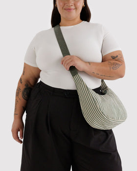 Medium Nylon Crescent Bag