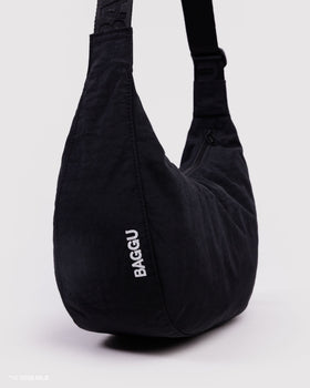 Medium Nylon Crescent Bag